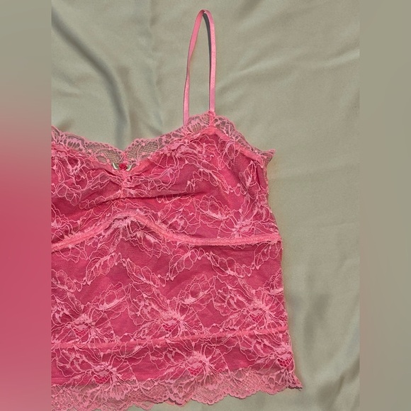 NWOT Intimately Free People Lacey Essential Cami in Hot Pink - L - Picture 4 of 10